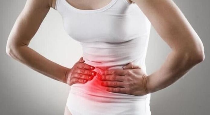 Magenschmerzen mit Gastritis
